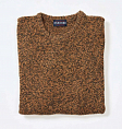 Osborne Lambswool Molted Crew Neck Seaweed/Oxide